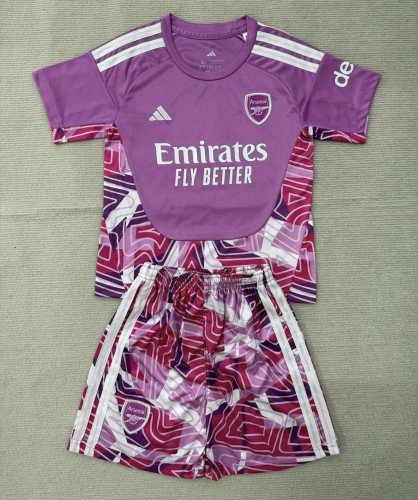 26-27 ARS Pink GoalKeeper Kids Soccer Jersey