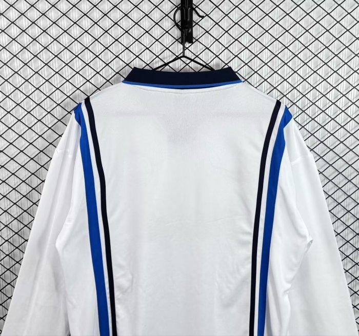 1997-1998 Napoli Away Long sleeves Retro Soccer Jersey