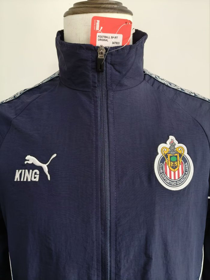 2026 Chivas Blue New Pattern Windbreaker