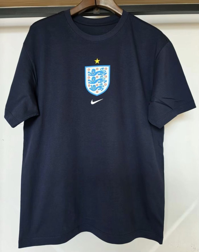 26-27 England Blue High Quality Casual T-Shirt