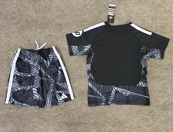 26-27 RMA Black GoalKeeper Kids Soccer Jersey