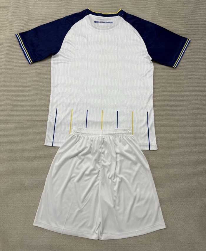 2026 World Cup Bosnia And Herzegovina Away Kids Soccer Jersey