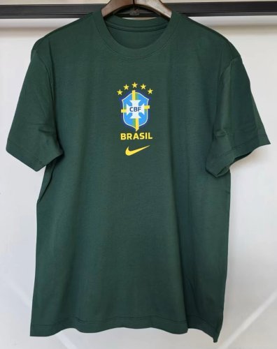26-27 Brazil Green High Quality Casual T-Shirt