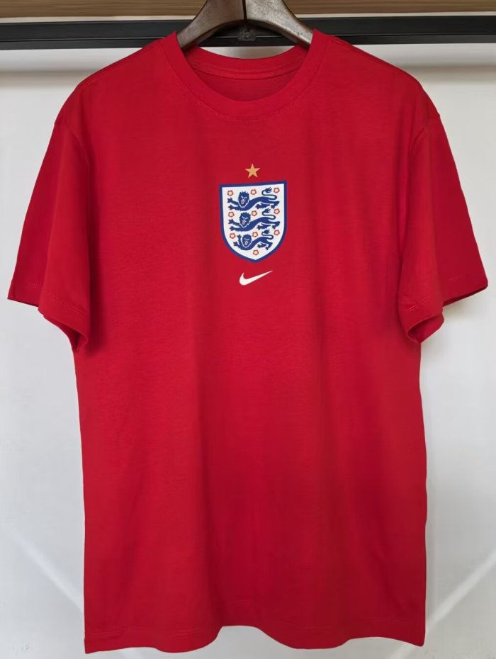 26-27 England Red High Quality Casual T-Shirt
