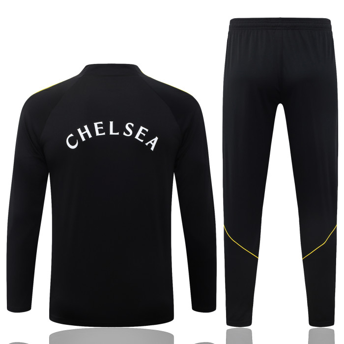 26-27 Chelsea High Quality Half Pull Tracksuit