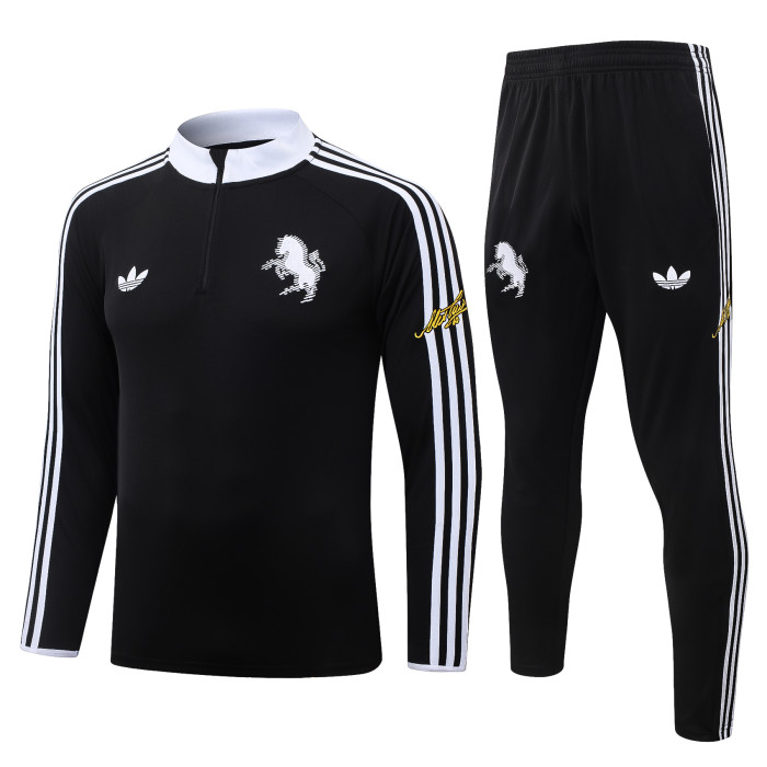 26-27 Juventus High Quality Half Pull Tracksuit