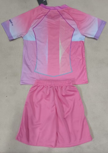 25-26 Barcelona Pink Special Edition Kids Soccer Jersey