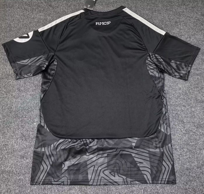 26-27 Real Madrid Black GoalKeeper Fans Soccer Jersey
