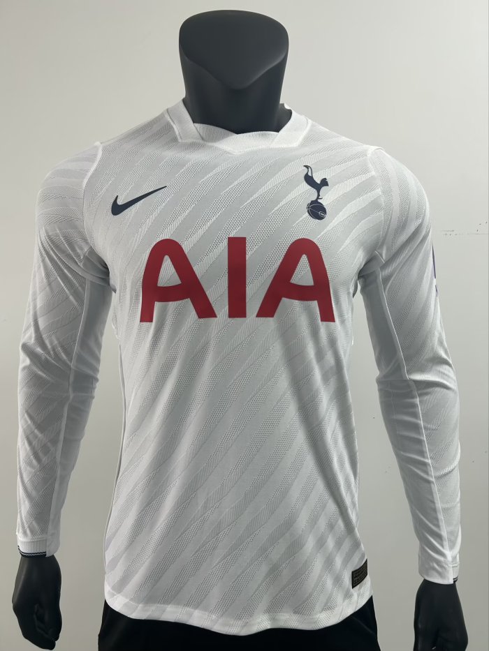 26-27 Tottenham Hotspur Home Leaked Edition Long Sleeve Player Version Soccer Jersey*长袖球员