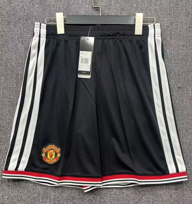 26-27 Manchester United Away Black Shorts Pants