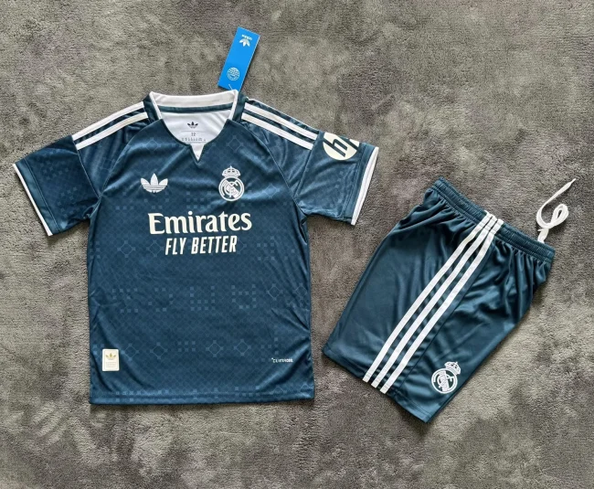 26-27 Real Madrid Away Kids Soccer Jersey