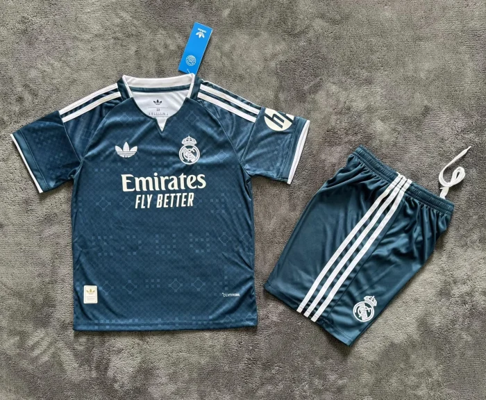26-27 Real Madrid Away Kids Soccer Jersey
