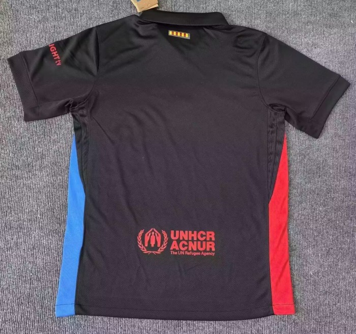 24-25 Barcelona Away Fans Version Soccer Jersey