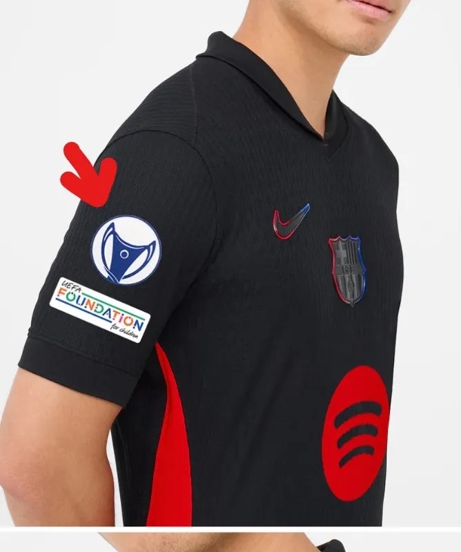24-25 Barcelona Away Fans Version Soccer Jersey