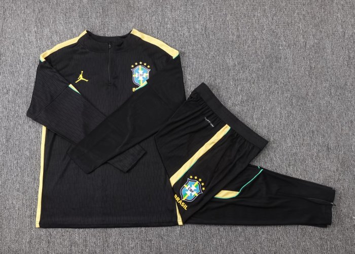 26-27 Brazil High Quality Half Pull Tracksuit