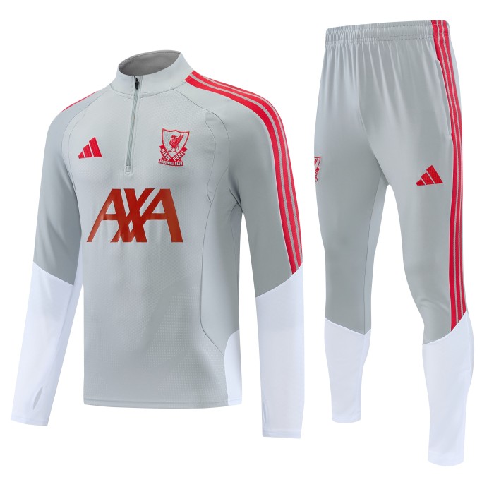 26-27 Liverpool High Quality Half Pull Tracksuit