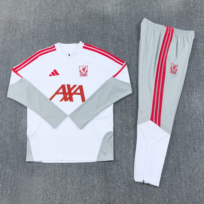 26-27 Liverpool High Quality Half Pull Tracksuit