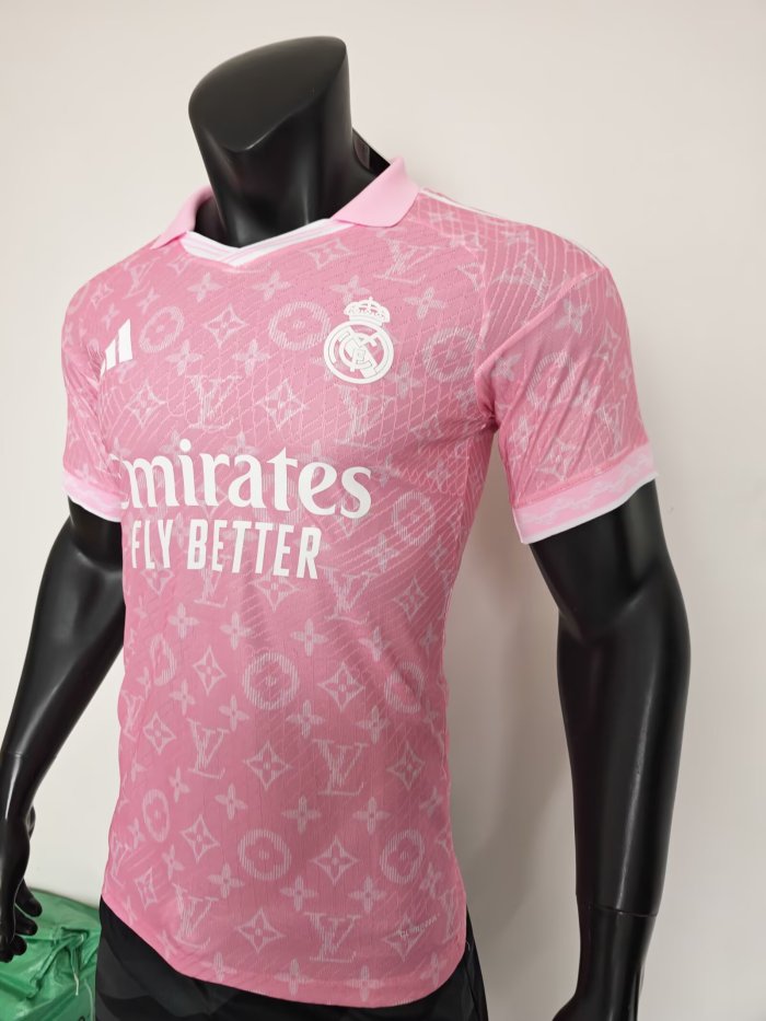 26-27 Real Madrid Pink Special Edition Player Version Training shirts