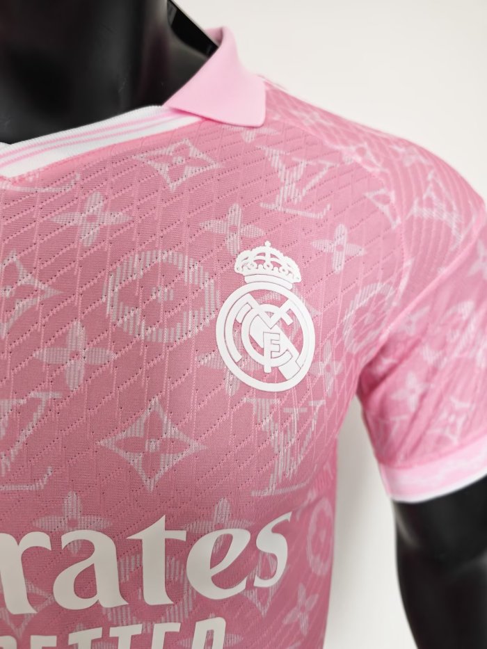 26-27 Real Madrid Pink Special Edition Player Version Training shirts