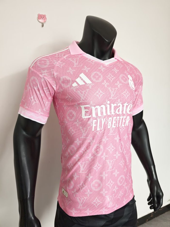 26-27 Real Madrid Pink Special Edition Player Version Training shirts