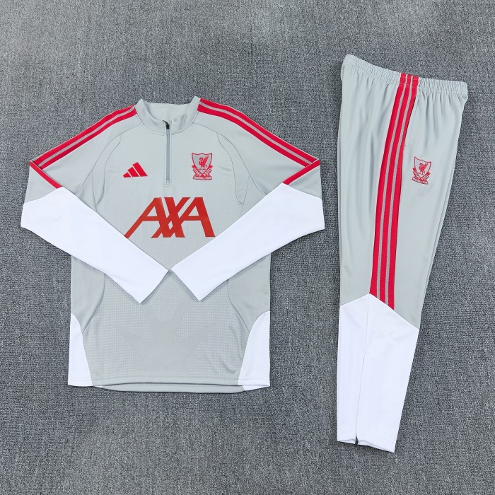 26-27 Liverpool High Quality Half Pull Tracksuit