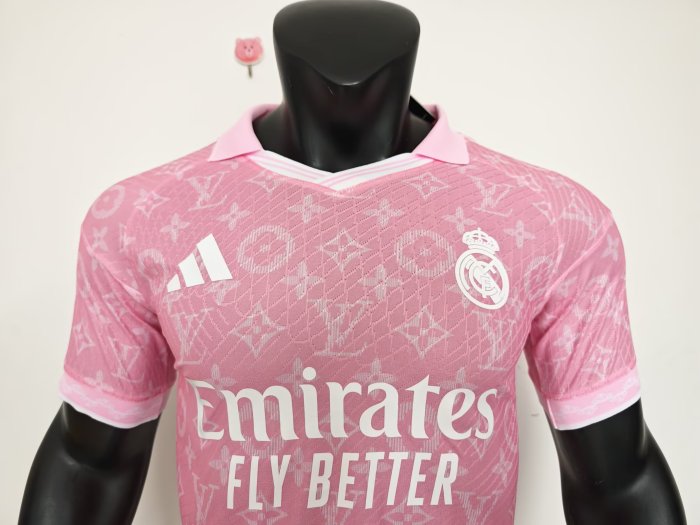 26-27 Real Madrid Pink Special Edition Player Version Training shirts
