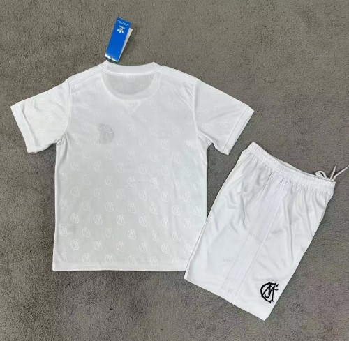 26-27 Real Madrid White 120th Anniversary Edition Kids Soccer Jersey