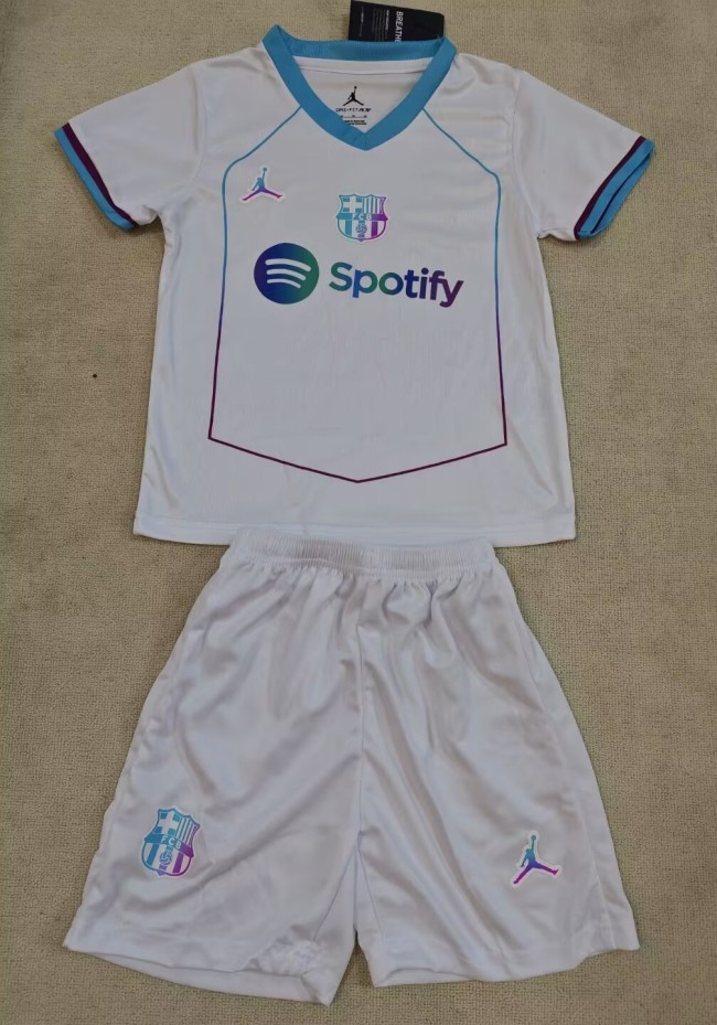 26-27 Barcelona Special Edition Kids Soccer Jersey