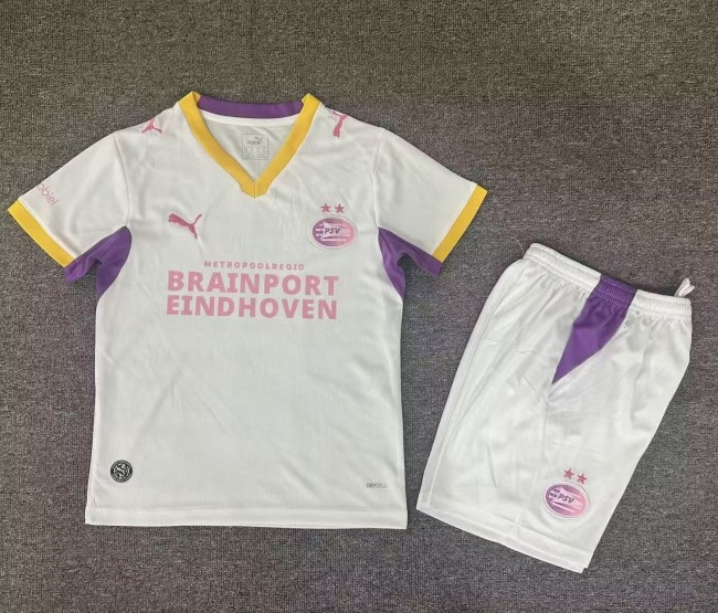 26-27 PSV Away Kids Soccer Jersey