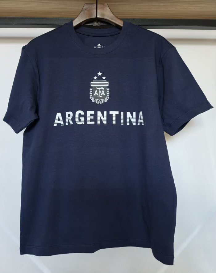 26-27 Spain Blue High Quality Casual T-Shirt