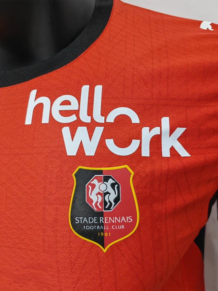 26-27 Stade Rennais Home Player Version Soccer Jersey