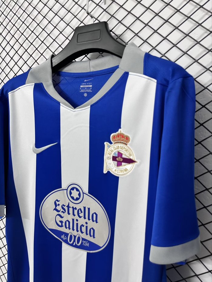 26-27 La Coruna Home Fans Soccer Jersey