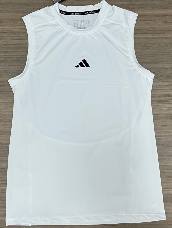 2026 AD White Tight Tank Top