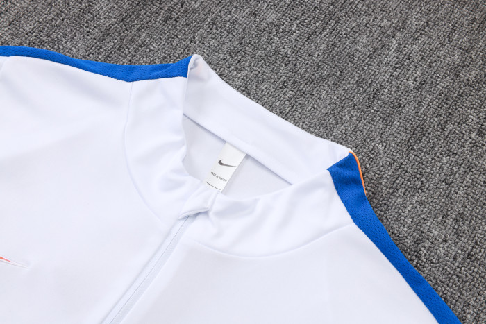 26-27 France High Quality Half Pull Tracksuit