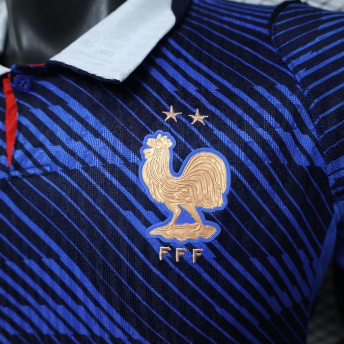 2026 World Cup France Home Player Version Soccer Jersey