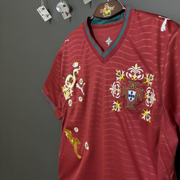 2026 Portugal Embroidered Version Soccer Jersey