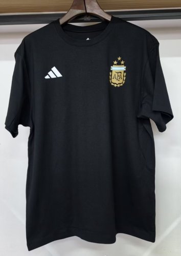 26-27 Argentina Black High Quality Casual T-Shirt
