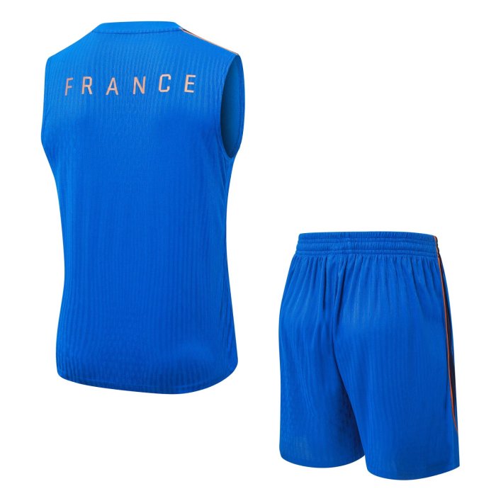 26-27 France High Quality Player Version Tank Top And Shorts Suit  (球员套装)
