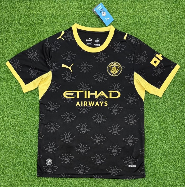 26-27 Man City Away Leaked Edition Fans Soccer Jersey