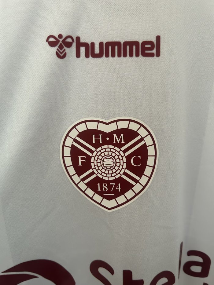 26-27 Heart of Midlothian Away Fans Soccer Jersey