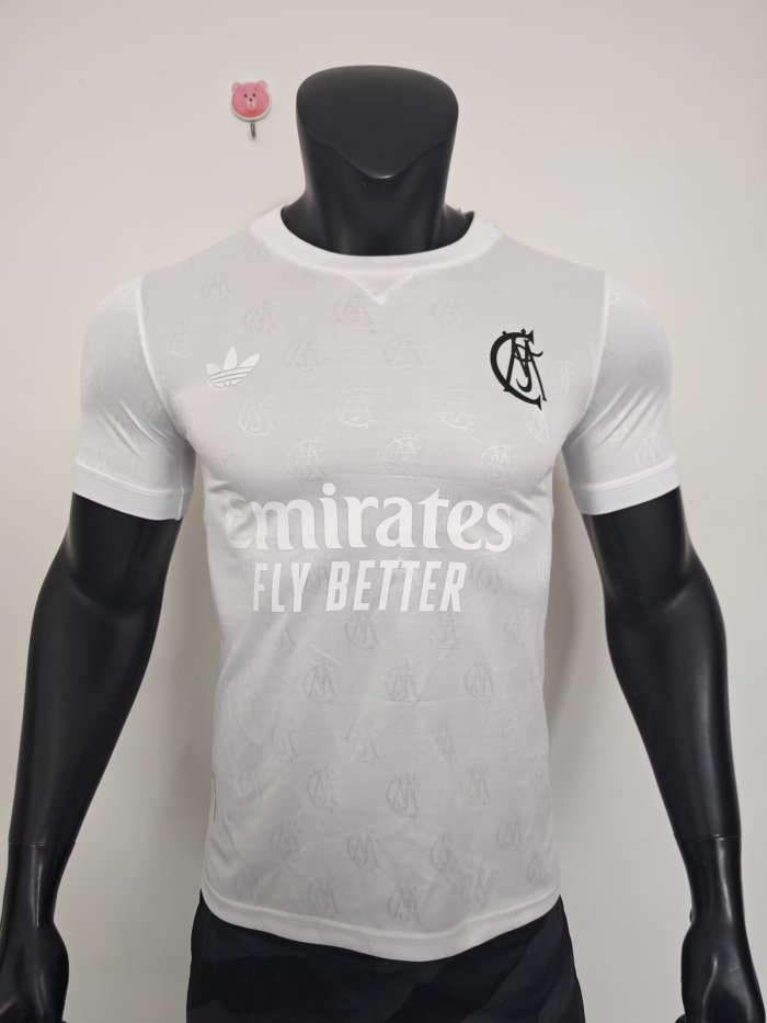 26-27 RMA White 125th Anniversary Edition Player Version Soccer Jersey