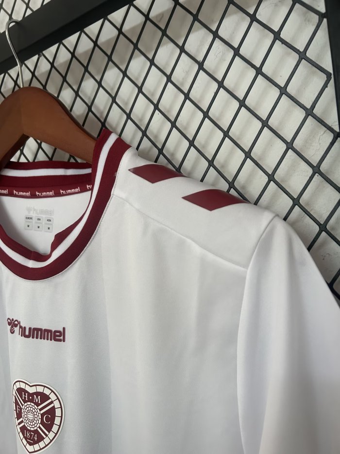 26-27 Heart of Midlothian Away Fans Soccer Jersey