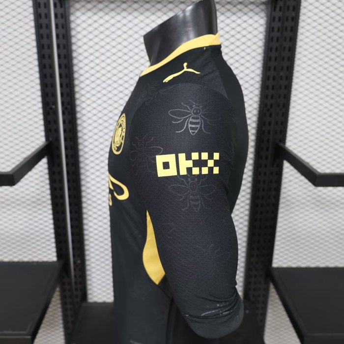 26-27 Man City Away Leaked Edition Long Sleeve Player Version Soccer Jersey*长袖球员