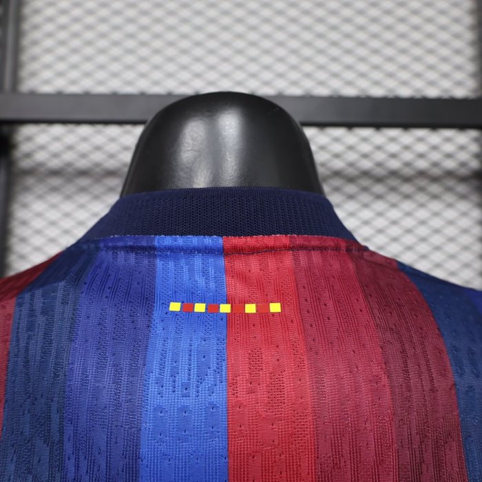 26-27 BAR Home Leaked Edition Long Sleeve Player Version Soccer Jersey (长袖球员)