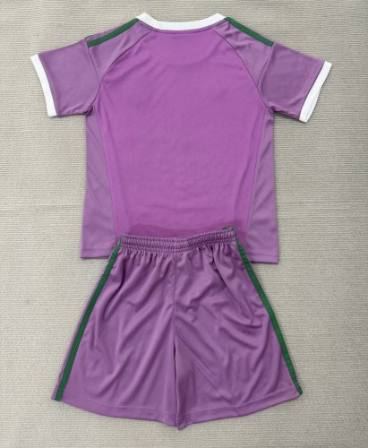 26-27 Leeds United Purple GoalKeeper Kids Soccer Jersey