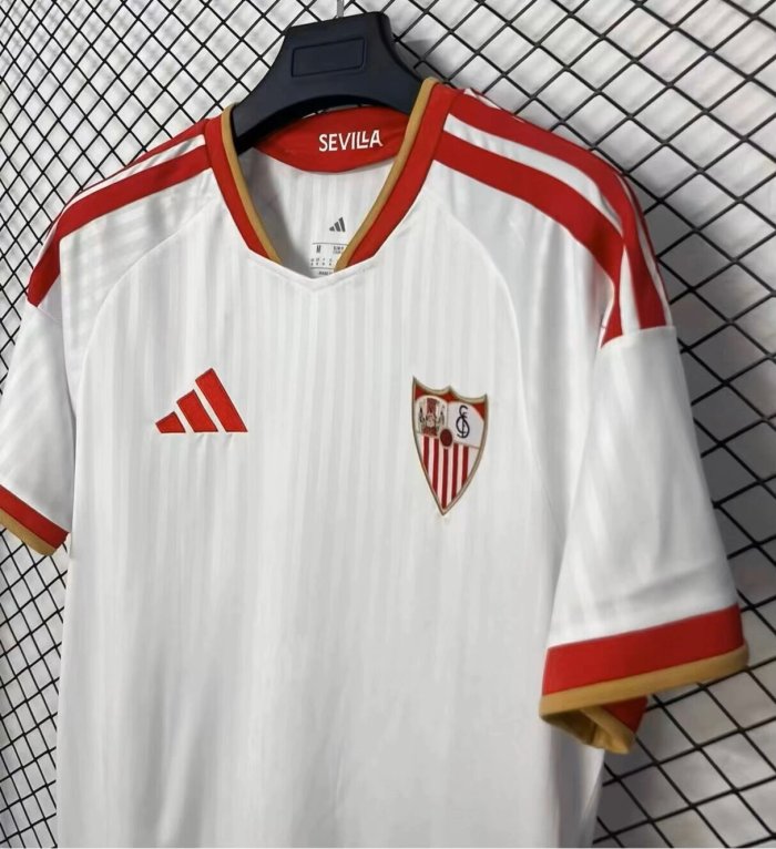 26-27 Sevilla Home Fans Soccer Jersey