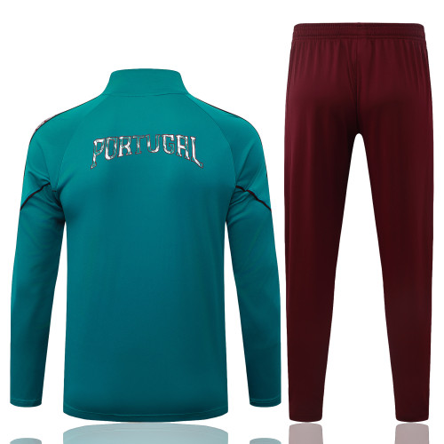 26-27 Portugal High Quality Half Pull Tracksuit