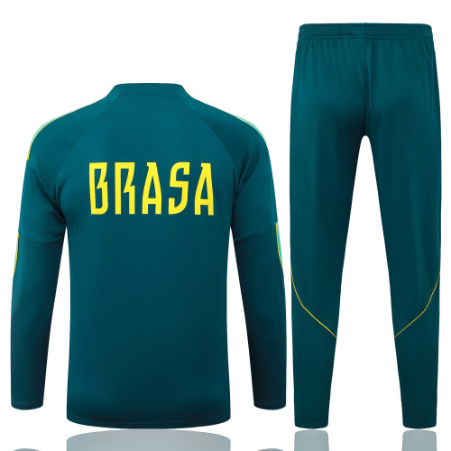 26-27 Brazil High Quality Half Pull Tracksuit