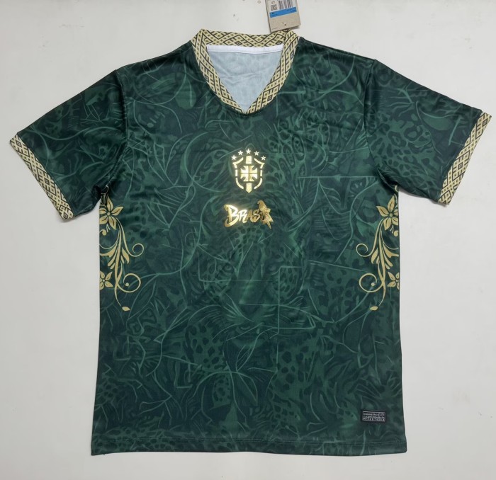 26-27 Brazil Green Special Edition Fans Soccer Jersey
