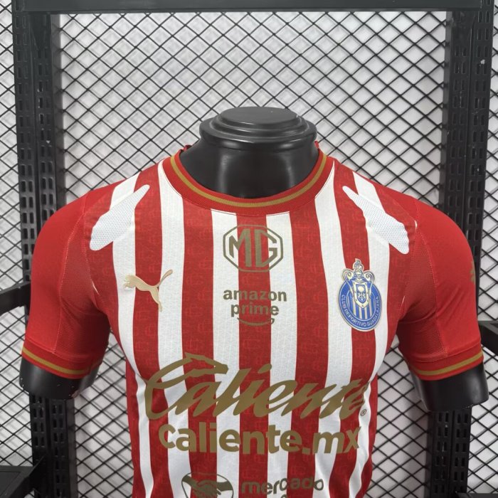 26-27 Chivas Guadalajara Red White Special Edition Player Version Soccer Jersey